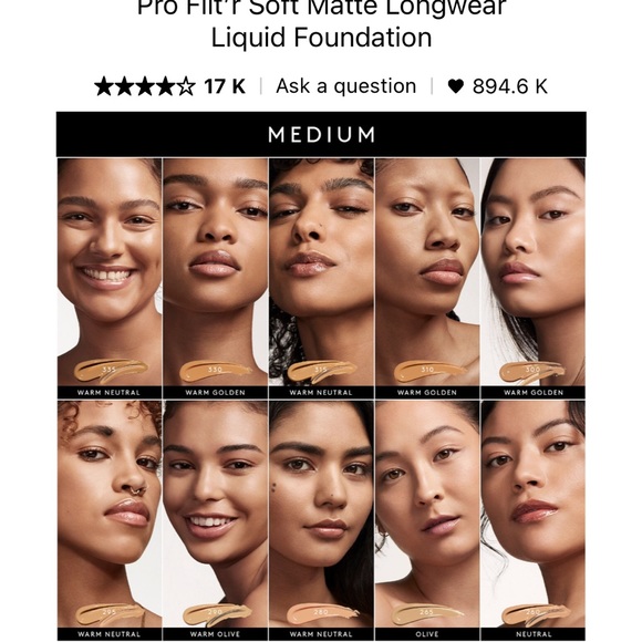 🆕 Fenty Pro Filt’r Soft Matte Longwear Liquid Foundation - Picture 4 of 8